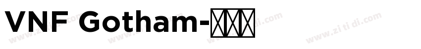 VNF Gotham字体转换